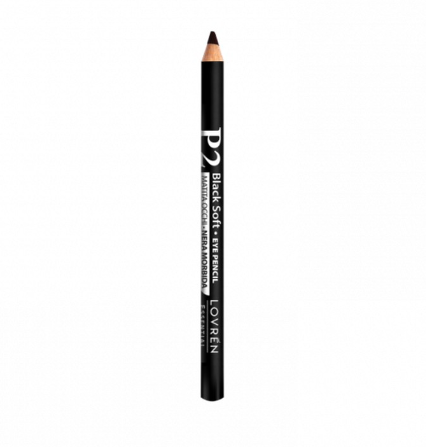 Lovrén P2 Lápiz de Ojos Negro Punta Blanda
